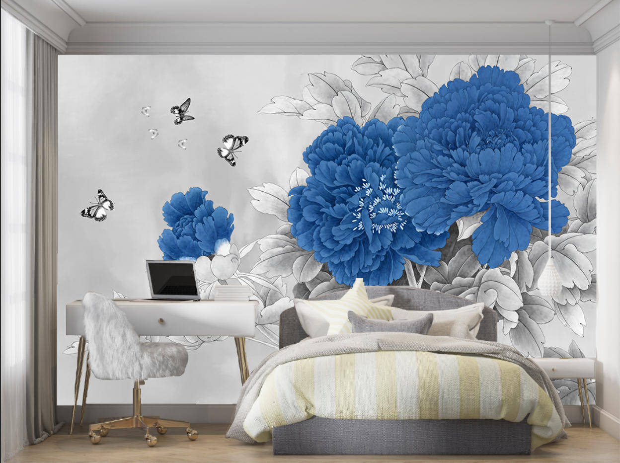 3D Printing Heat Resistant Material - Tapeta na wymiar Gałązka Róży Mural