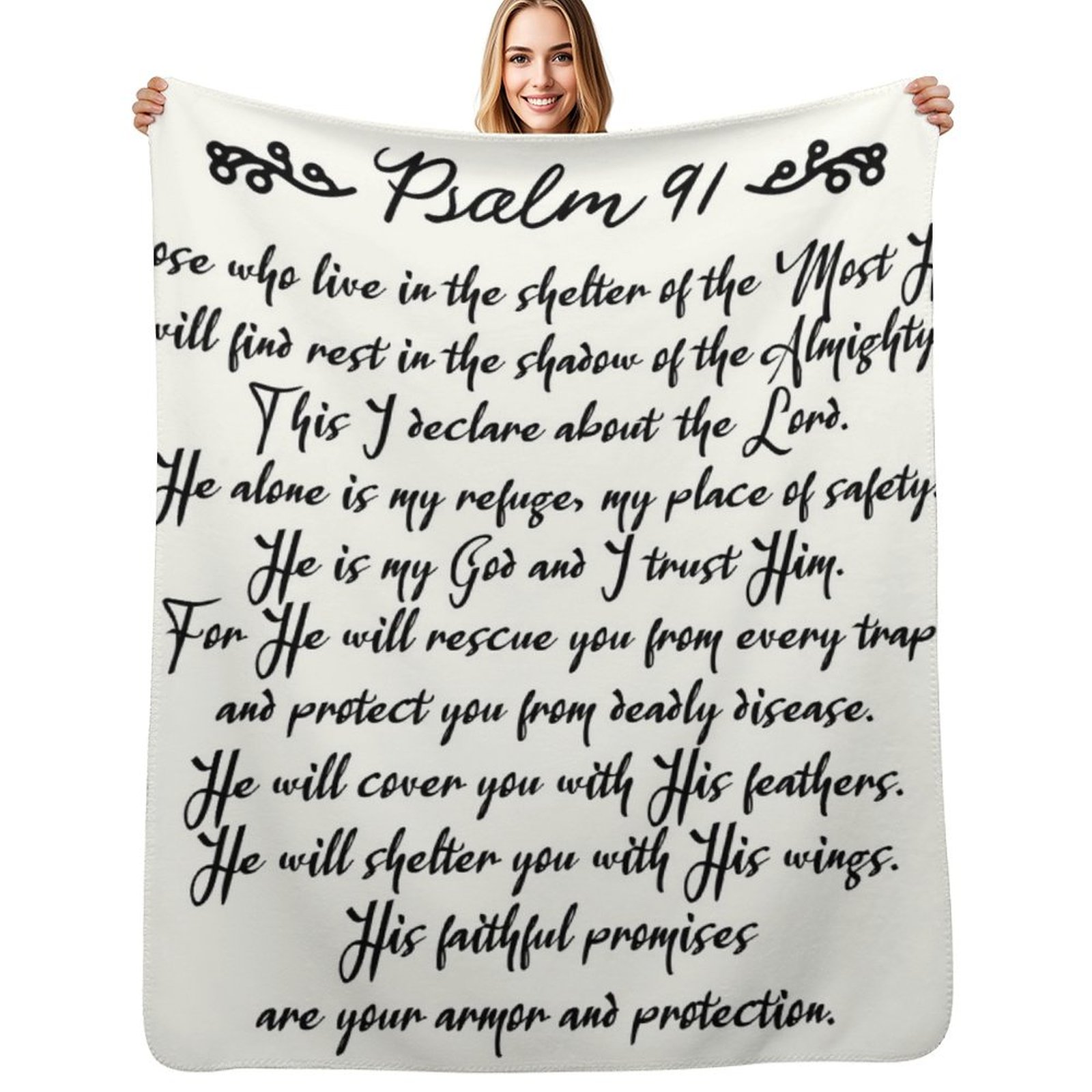 3D Printing Verse - Psalm 91 | Koc dekoracyjny z