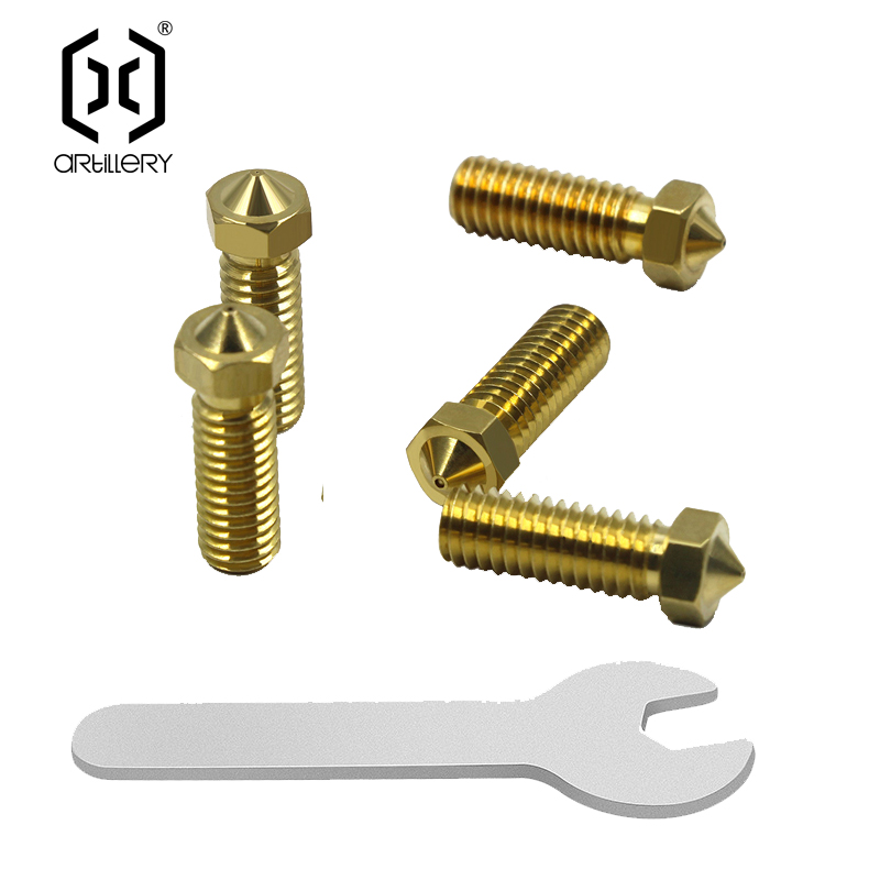 3D Printing Nozzle - E3D mosiężna dysza 0.2/0.4/0.6/0.8mm zestaw narzędzi