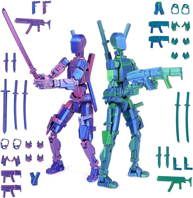 3D Printing Titanium - Figurka Titan 13, Zmontowany, Drukowany w