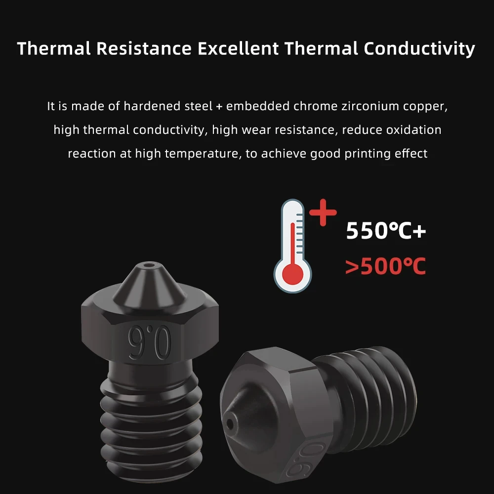 Dysze E3D 0.2/0.4/0.6/0.8mm z  – 3D Printing Nozzle recenzja i cena