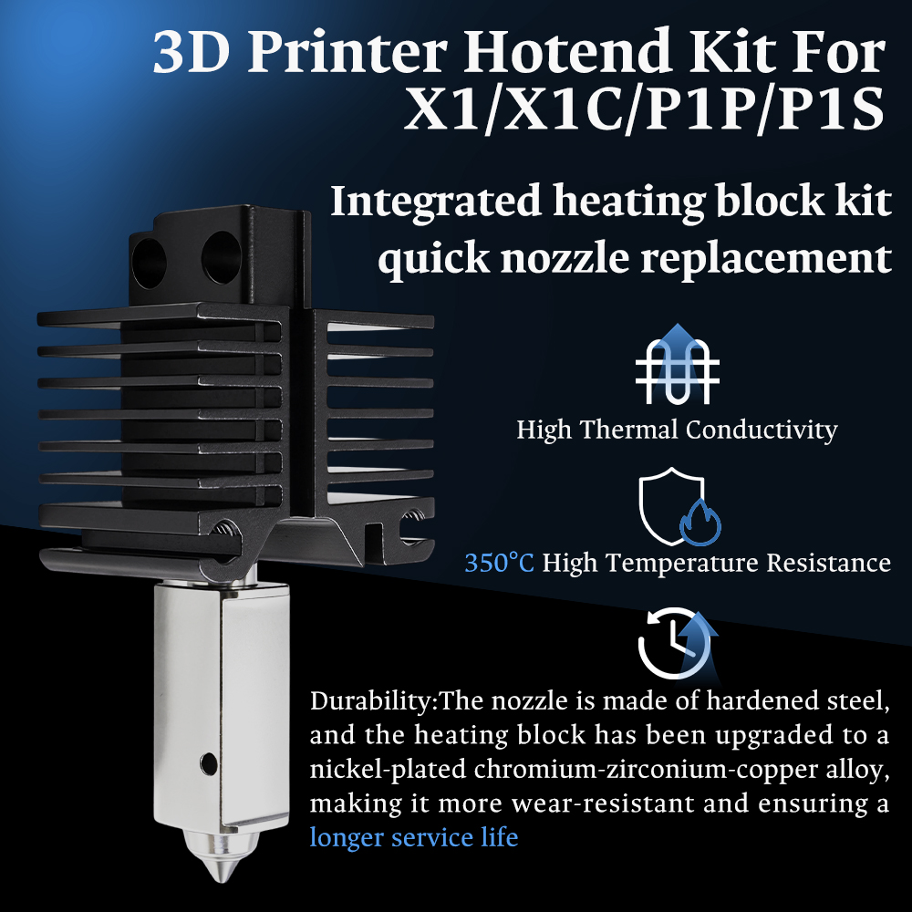 Hotend do Bambu Lab P1P X1C P1 – 3D Printing Nozzle recenzja i cena